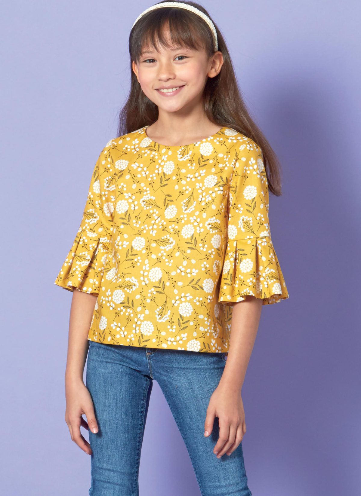 McCall's Sewing Pattern M7708 Children's/Girls' Tops