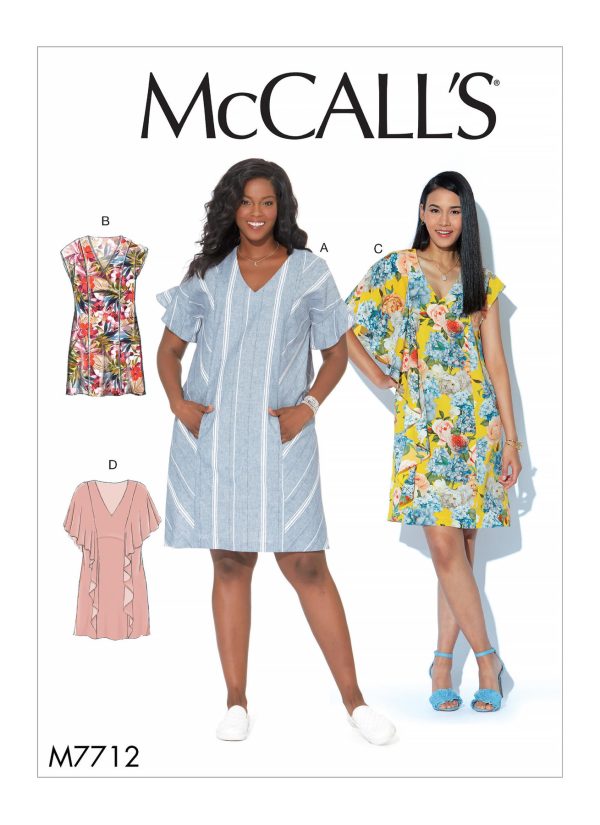 McCall's Sewing Pattern M7712 Misses' Dresses