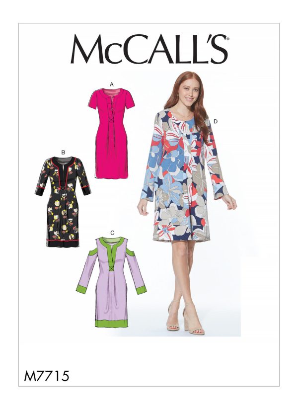 McCall's Sewing Pattern M7715 Misses' Dresses