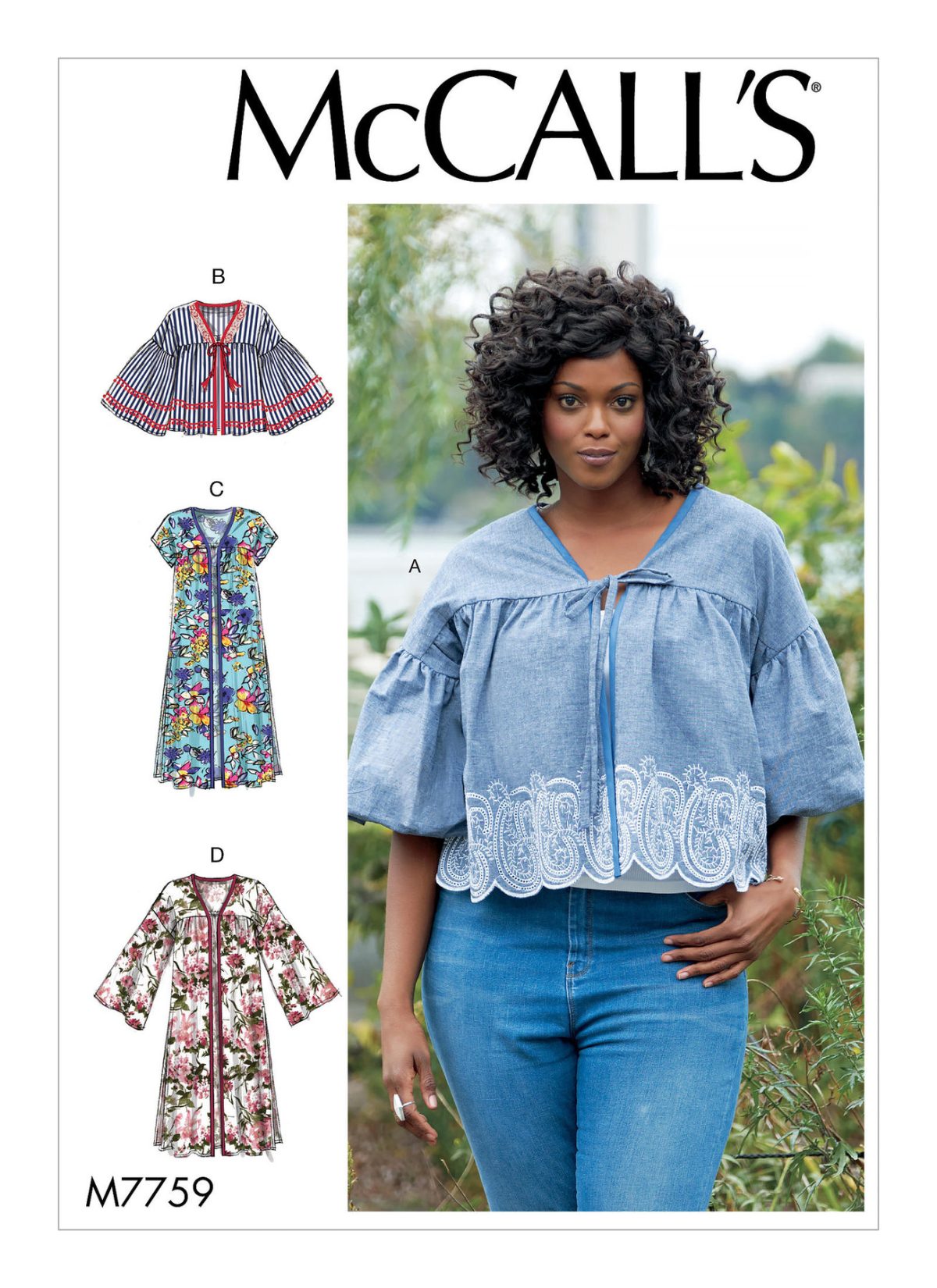 McCall's Sewing Pattern M7759 Misses' Jackets