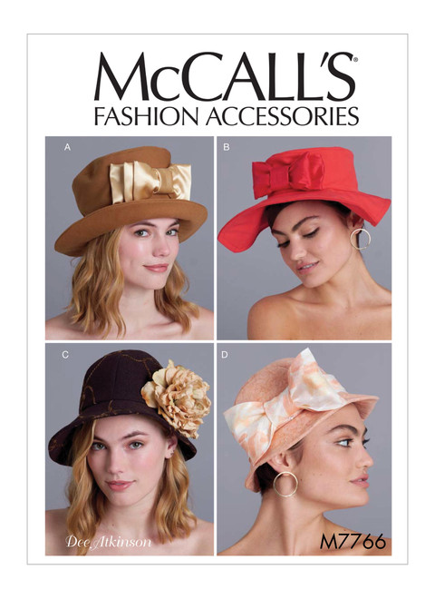McCall's Sewing Pattern M7766 Misses' Hats