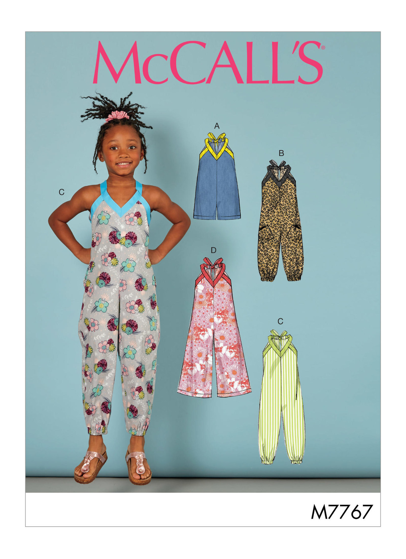 McCall’s Sewing Pattern M7767 Toddler’s/Children’s Romper and Jumpsuits ...