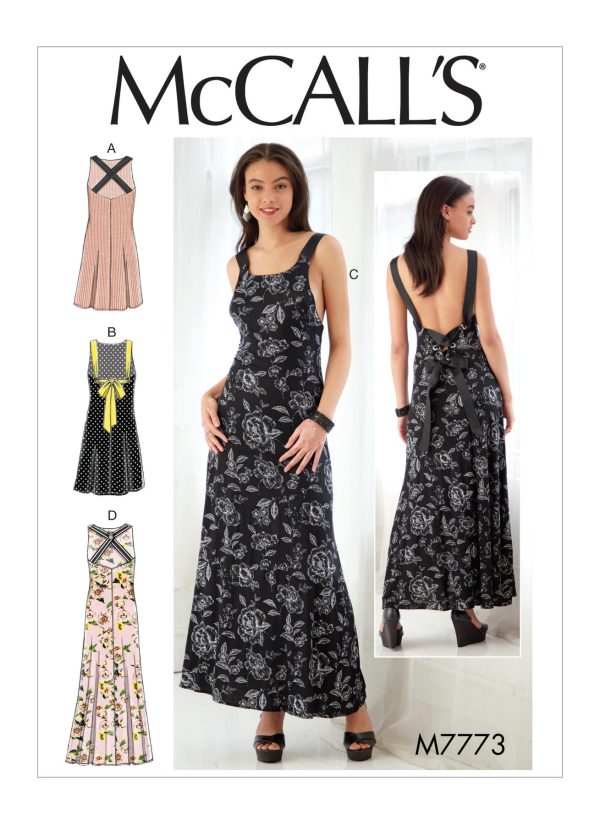 McCall's Sewing Pattern M7773 Misses' Dresses 