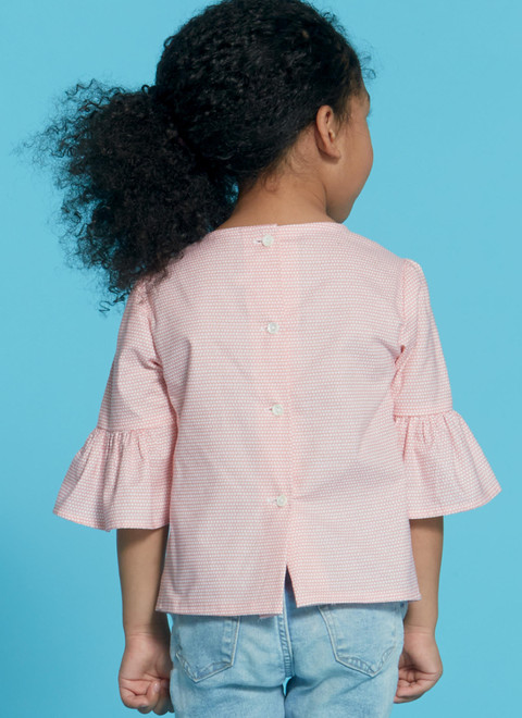 McCall's Sewing Pattern M7797 Children's/Girls' Tops and Skirt