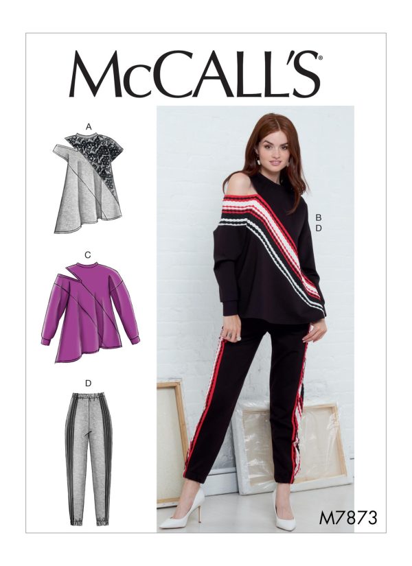 McCall's Sewing Pattern M7873 Misses' Tops and Pants 