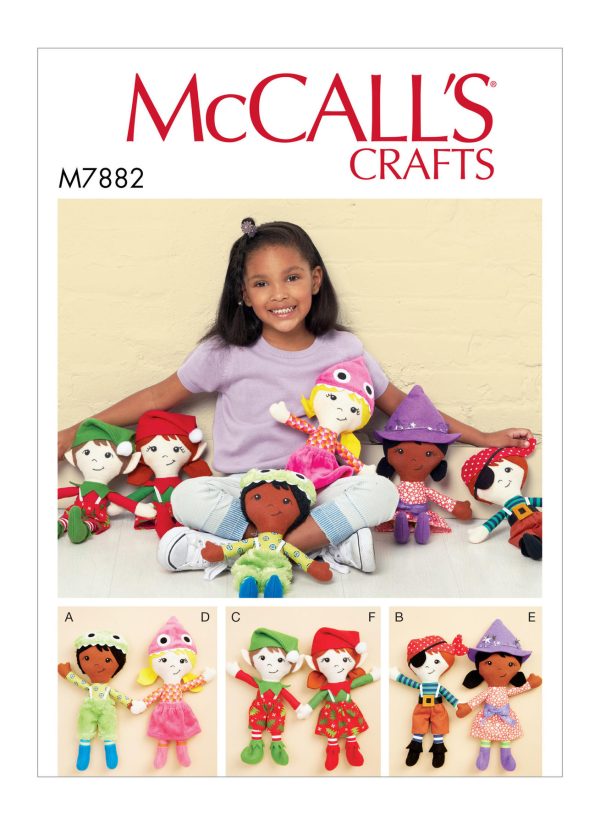 McCall's Sewing Pattern M7882 Dolls