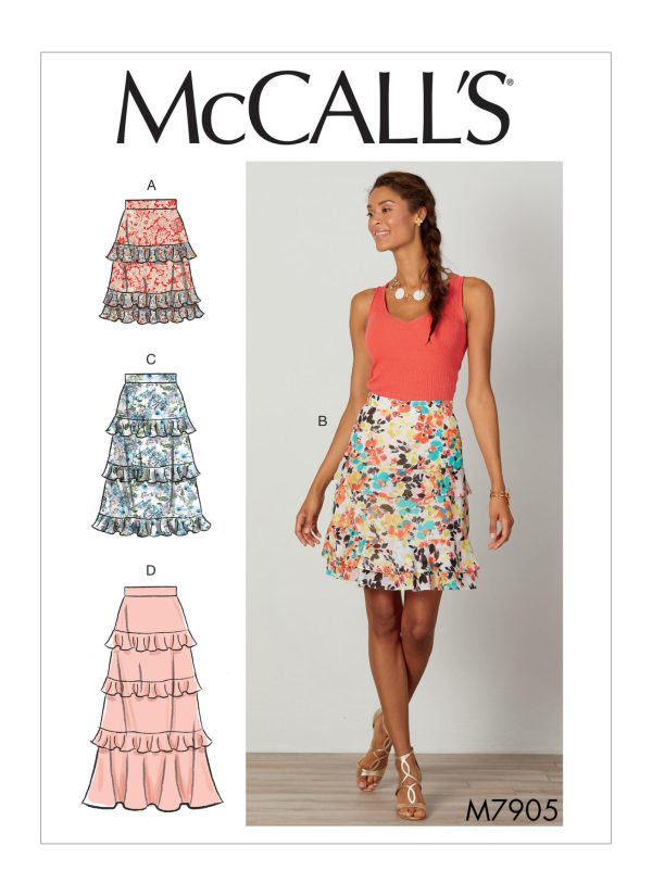 McCall's Sewing Pattern M7905 Misses' Skirts