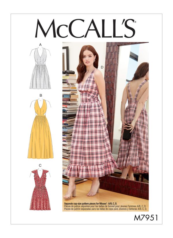 McCall's Sewing Pattern M7951 Misses' Dresses 
