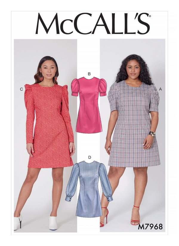 McCall's Sewing Pattern M7968 Misses' and Women's Dresses 