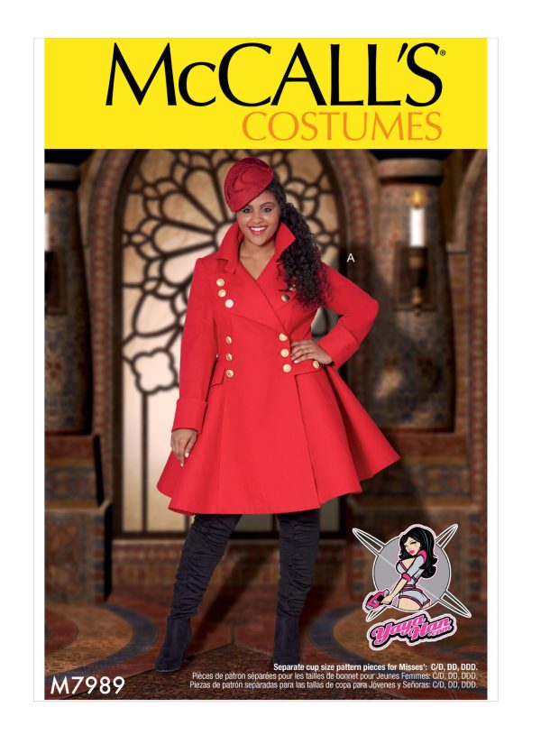 McCall's Sewing Pattern M7989 Women's Costumes 