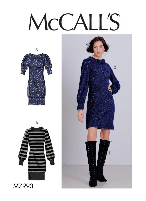 McCall's Sewing Pattern M7993 Misses' Dresses 