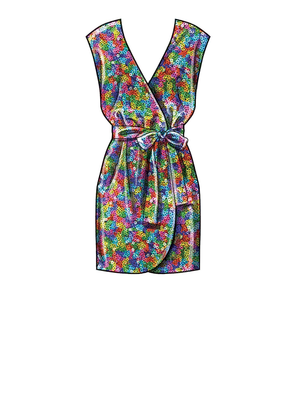 McCall's Sewing Pattern M8021 Misses' Dresses & Belt