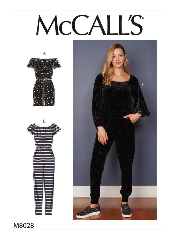 McCall's Sewing Pattern M8028 Misses' Romper & Jumpsuit