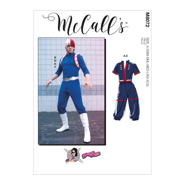 McCall's Sewing Pattern M8072 Unisex Costume 