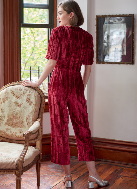 McCall's Sewing Pattern M8153 #DelanceyMcCalls - Misses' Romper, Jumpsuit & Belt