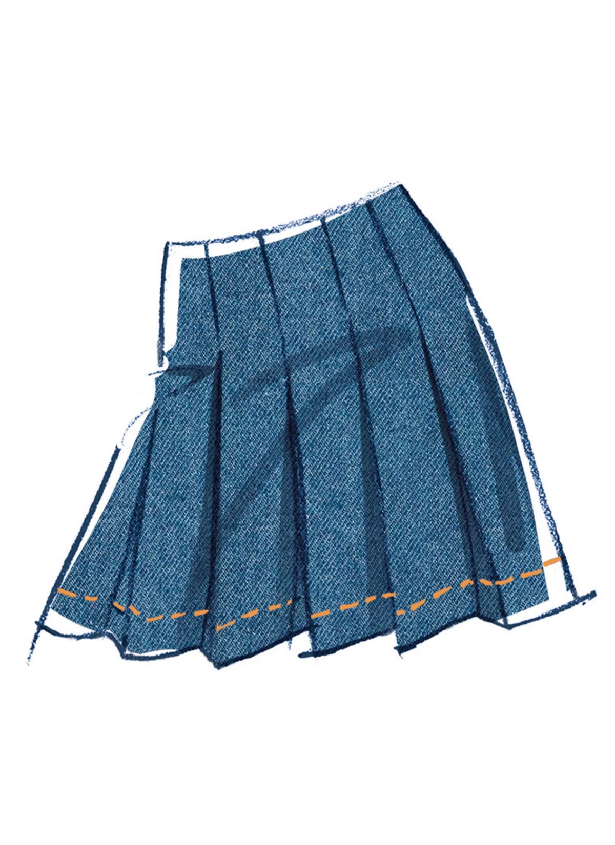McCall's Sewing Pattern M8584 Misses' Skirt in two lengths and Belt