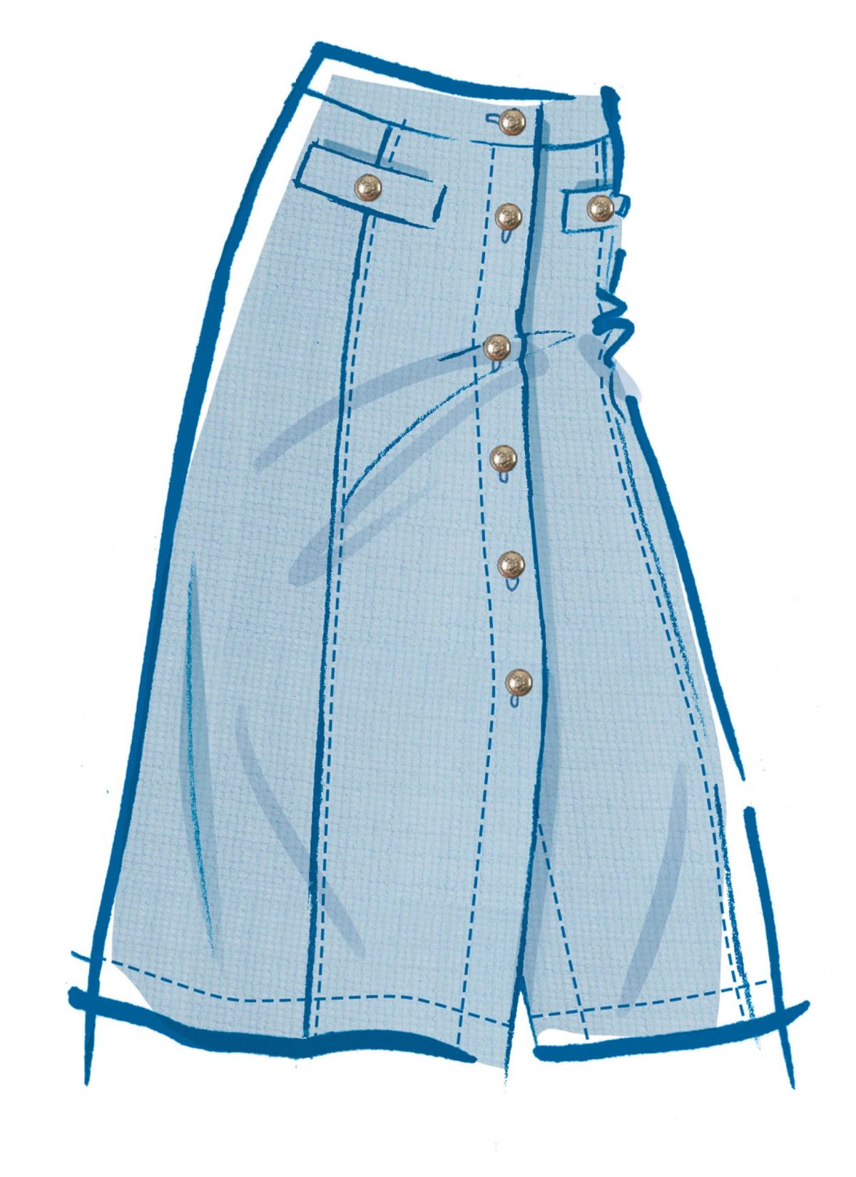 McCall's Sewing Pattern M8586 Misses' Top and Skirt in Two Lengths