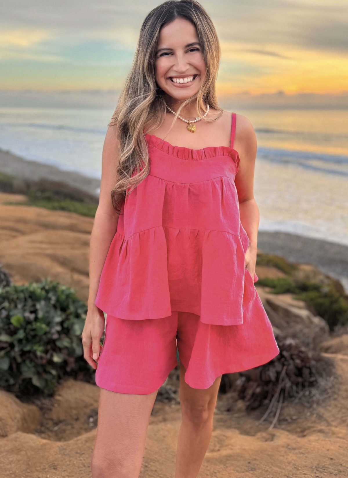 Know Me Sewing Pattern ME2119 Misses' Top and Shorts by Alissah Threads