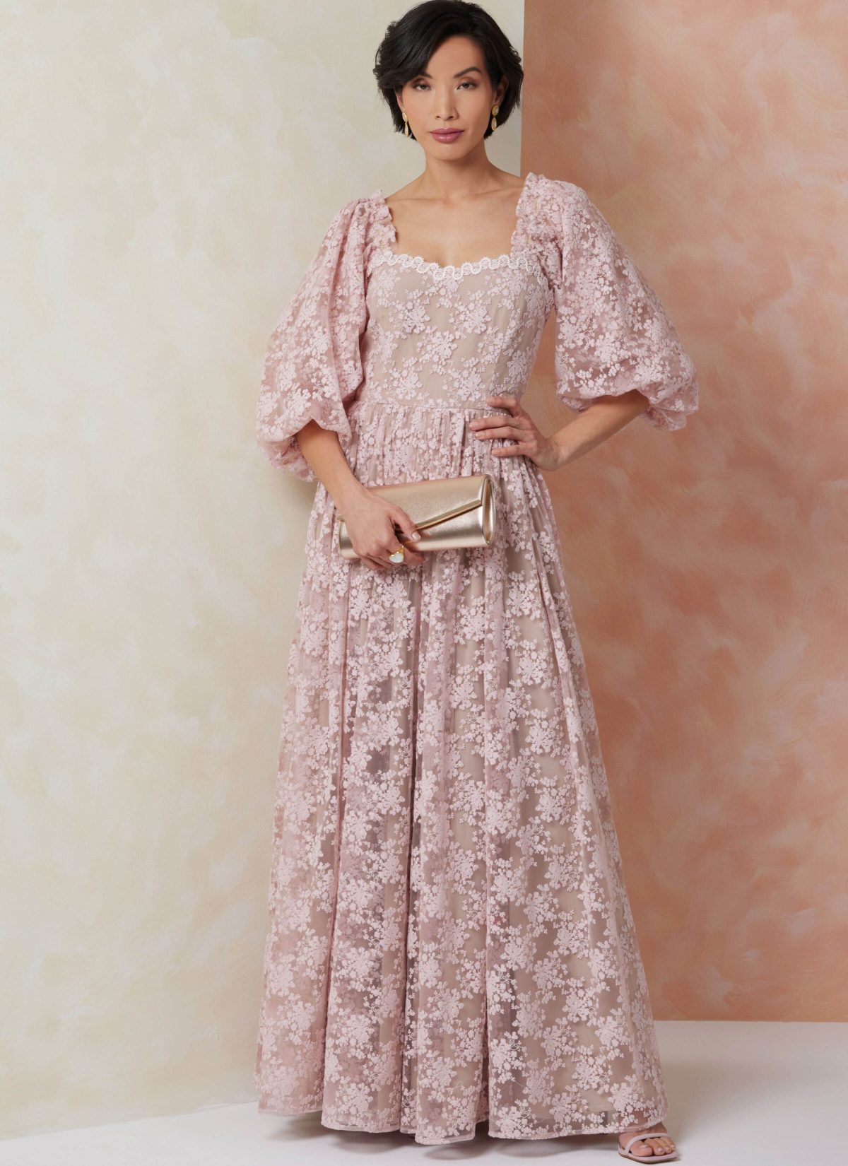Vogue Patterns Sewing Pattern V2109 Misses' Gown in Two Lengths