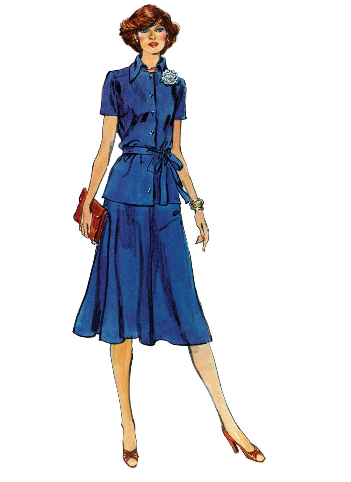 Vogue Patterns Sewing Pattern V2122 Misses' Knit Jacket, Belt, Skirt and Top by Diane von Furstenberg