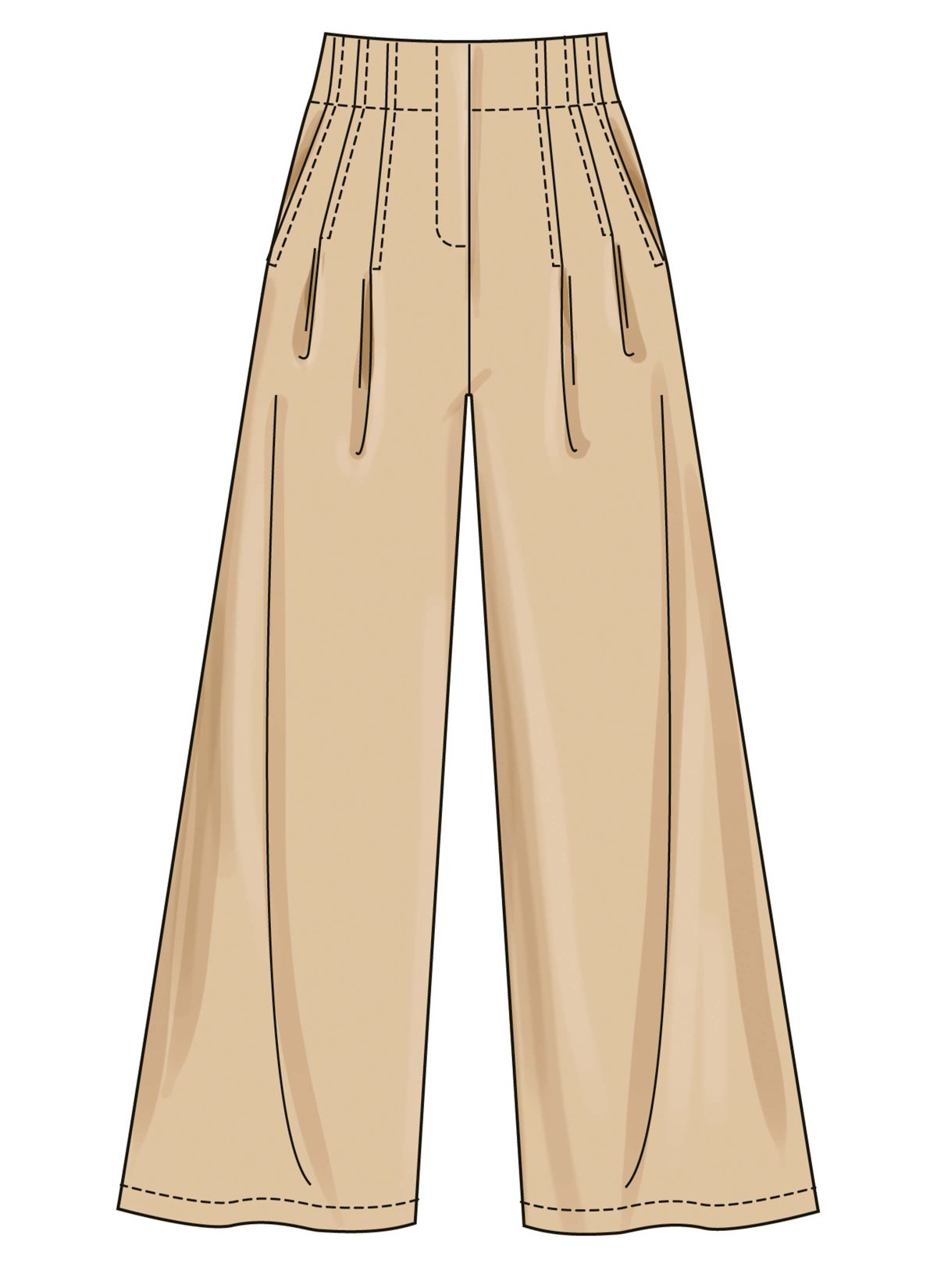 Simplicity Sewing Pattern S3137 Misses' Pleated Shorts and Pants in Two Lengths