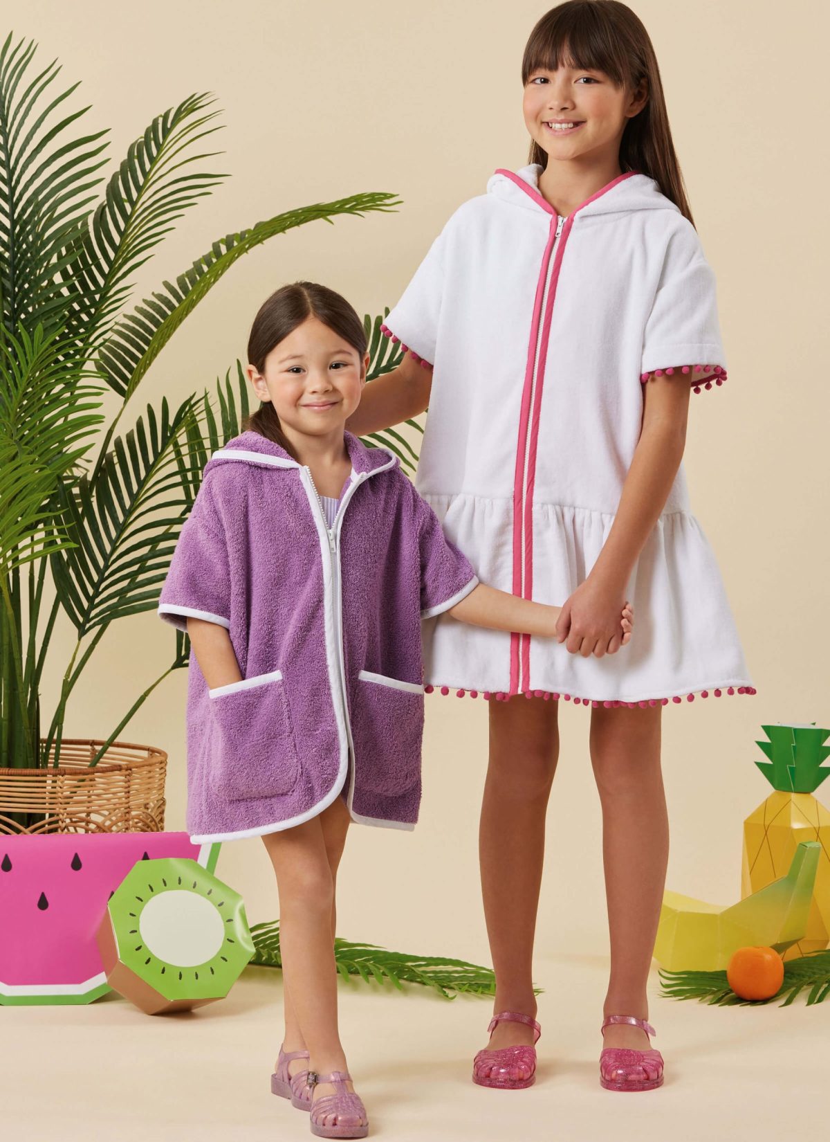 Simplicity Sewing Pattern S3147 Children's and Girls' Hooded Cover Up
