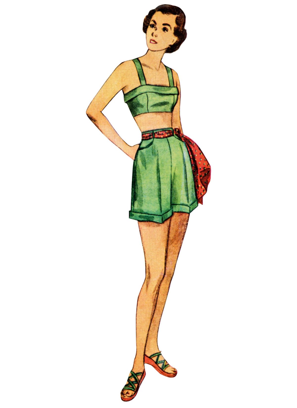 Simplicity Sewing Pattern S3150 Misses' Jacket, Bra and Shorts