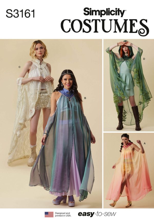 Simplicity Sewing Pattern S3161 Misses' Capes