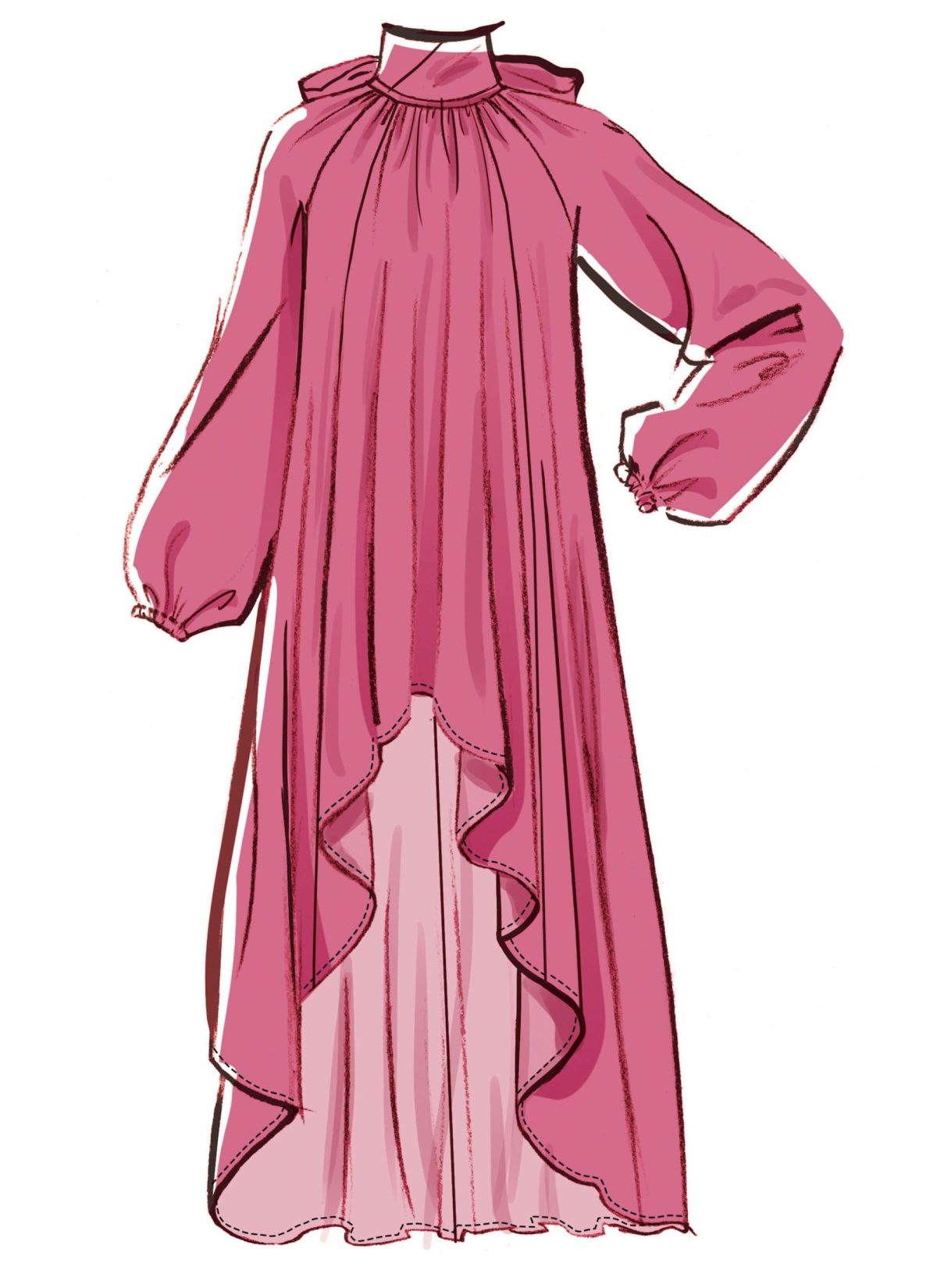McCall's Sewing Pattern M8603 Misses' Dress with Hemline Variations