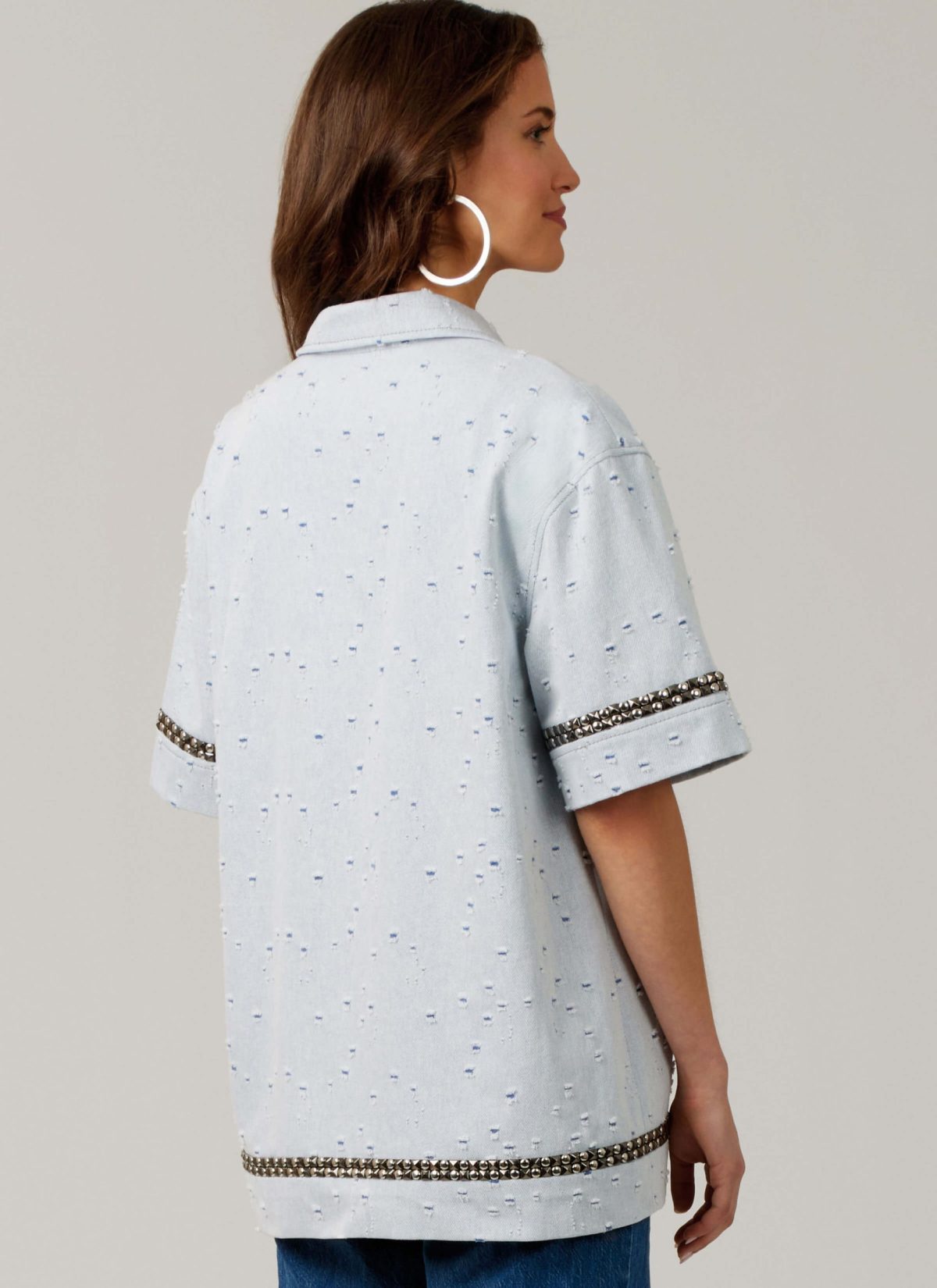 McCall's Sewing Pattern M8606 Misses' Shirt with Sleeve and Hemline Variations