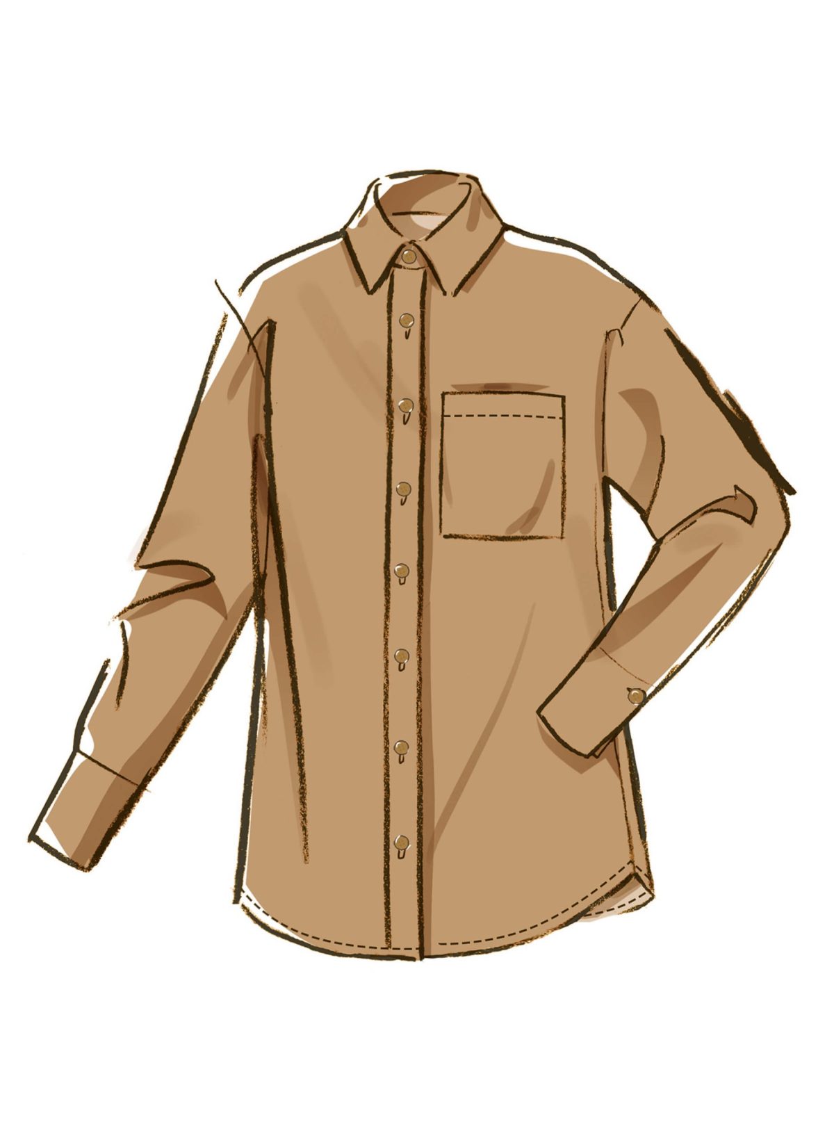 McCall's Sewing Pattern M8611 Misses' and Women's Shirt, Shorts and Trousers