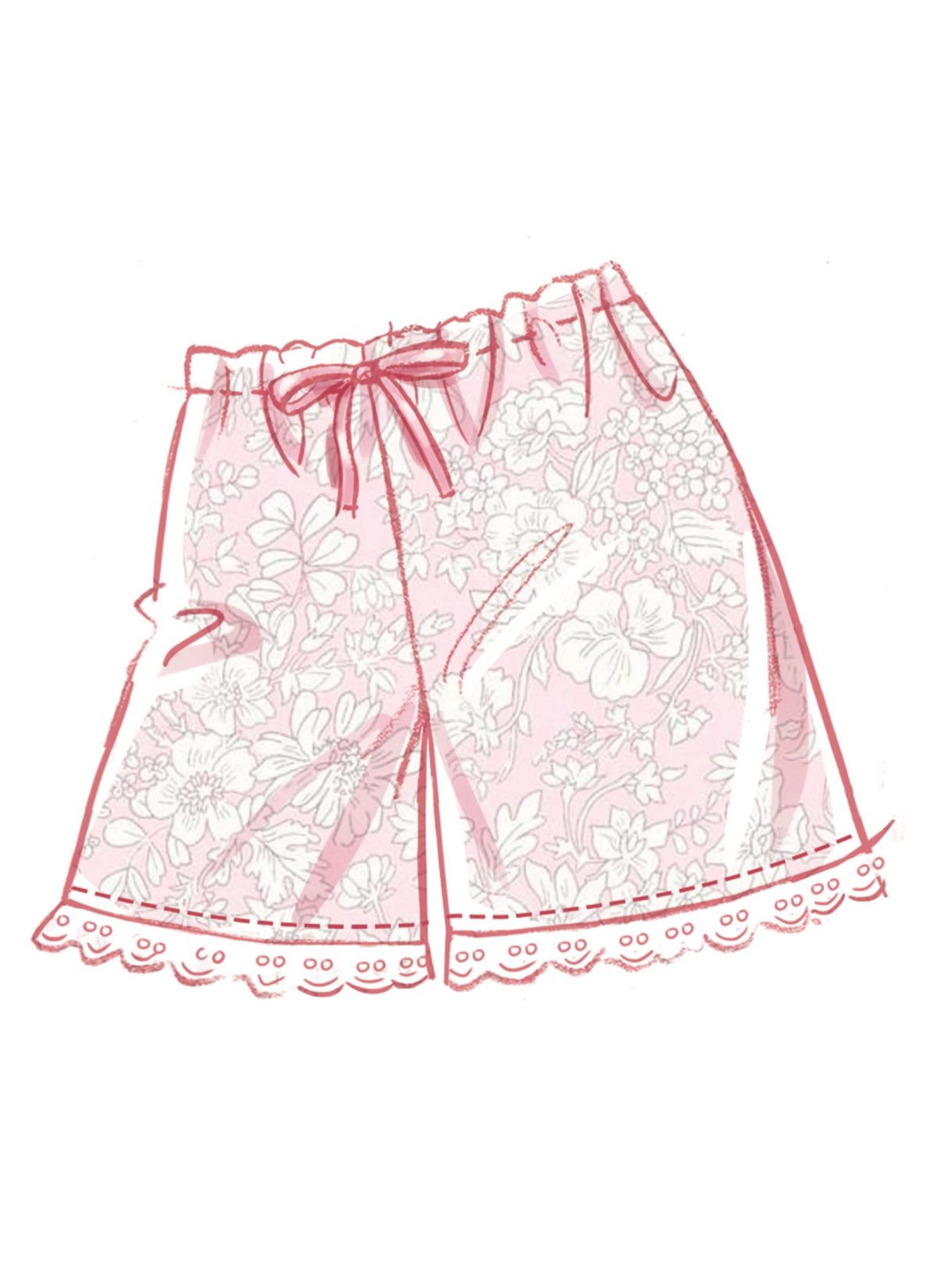 McCall's Sewing Pattern M8613 Misses' Bralette, Shirt and Shorts