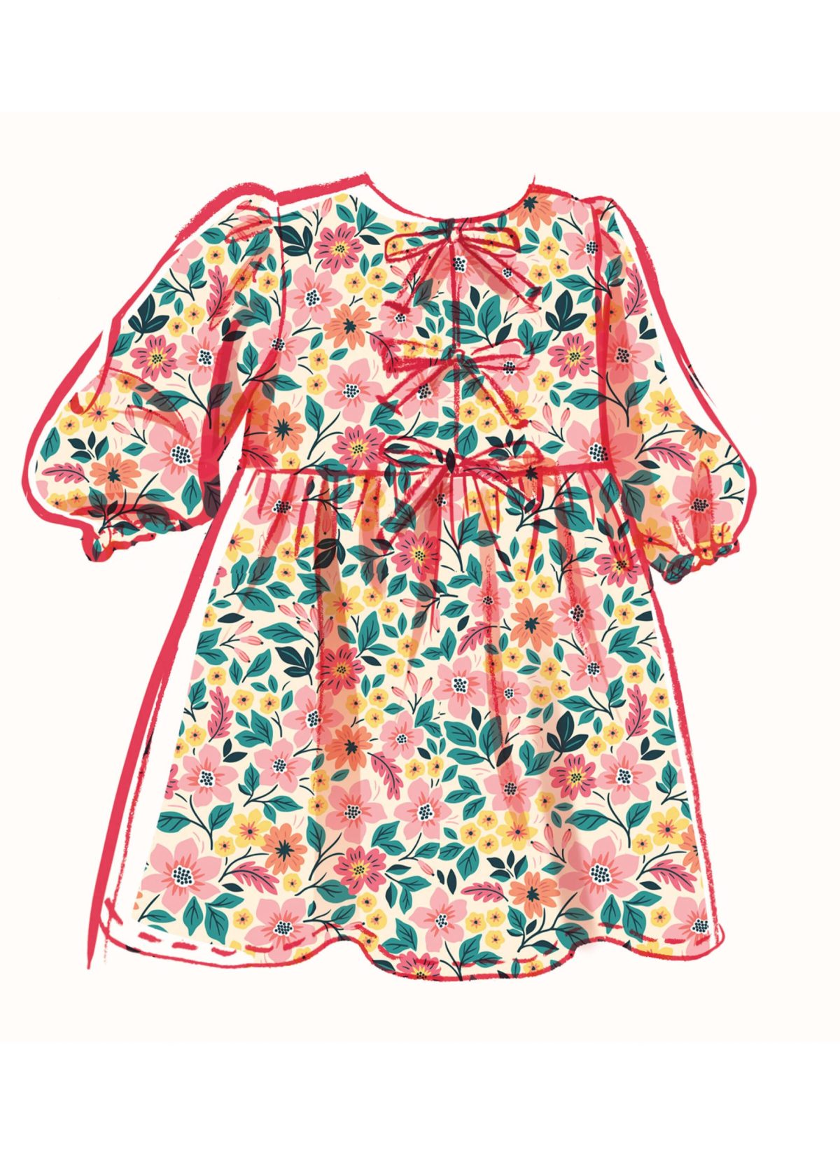 McCall's Sewing Pattern M8618 Children's and Girls' Top, Dress and Trousers