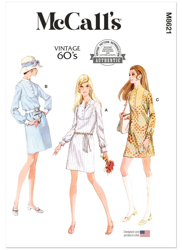 McCall's Sewing Pattern M8621 Misses' Dresses
