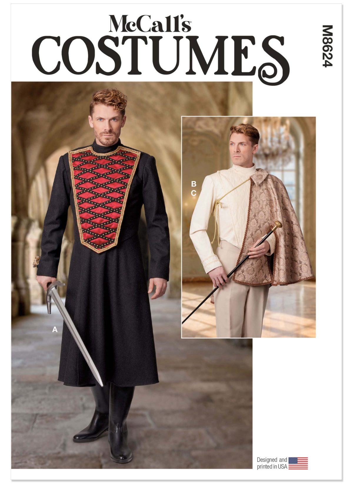 McCall's Sewing Pattern M8624 Men's Costume