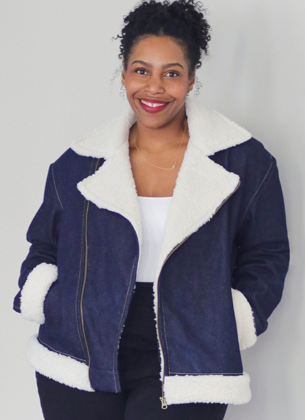 Know Me Sewing Pattern ME2132 Unisex Motorcycle Jacket by Brittany J. Jones