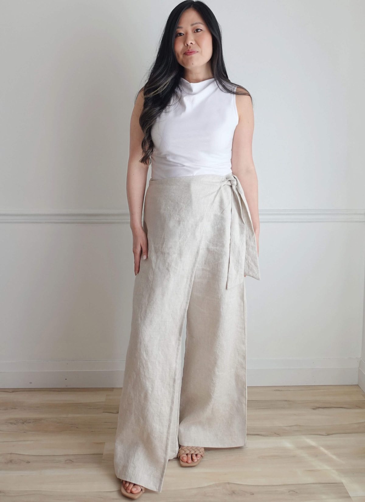Know Me Sewing Pattern ME2134 Misses' Trouser and Knit Top with Sleeve Variations by Sew Bake Make