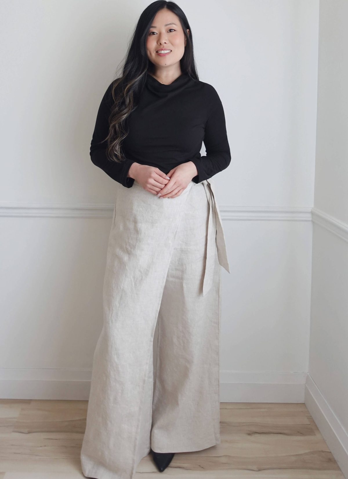 Know Me Sewing Pattern ME2134 Misses' Trouser and Knit Top with Sleeve Variations by Sew Bake Make