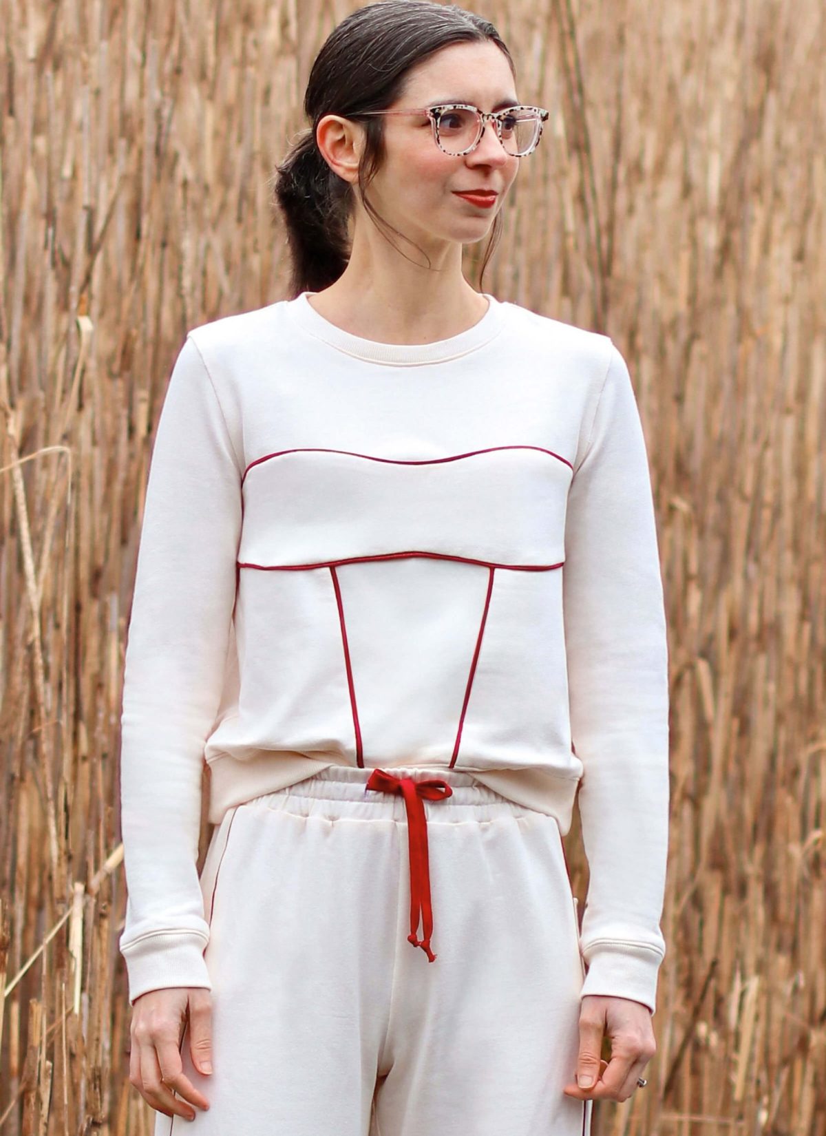 Know Me Sewing Pattern ME2138 Misses' Sweatsuit Top and Trousers by Holly Darling