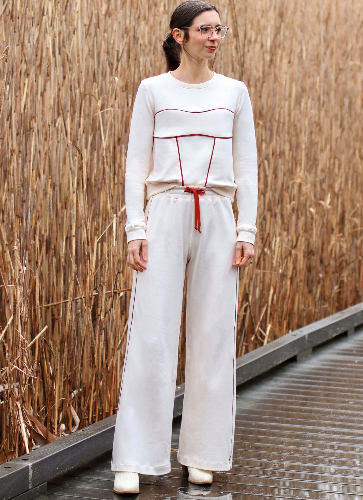 Know Me Sewing Pattern ME2138 Misses' Sweatsuit Top and Trousers by Holly Darling