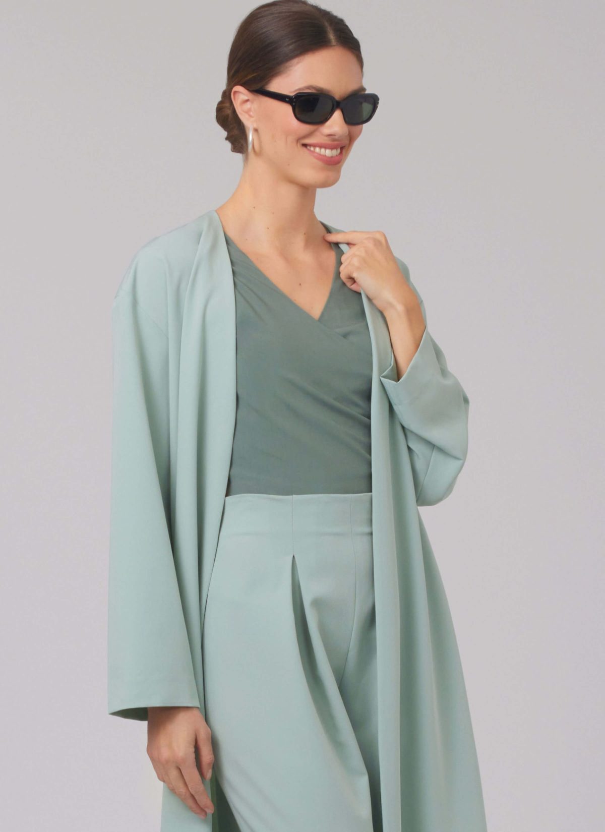 New Look Sewing Pattern N6796 Misses' Coat, Tops and Trousers