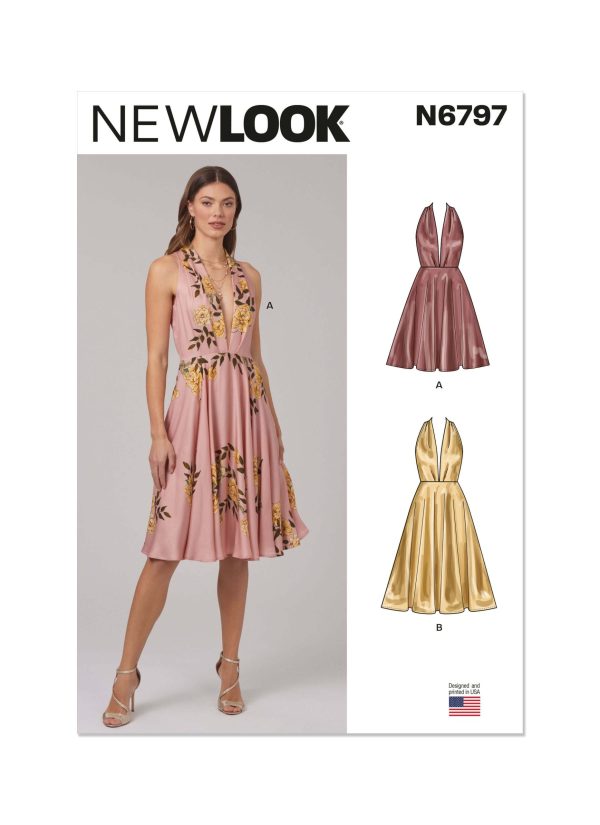 New Look Sewing Pattern N6797 Misses' Dress in Two Lengths