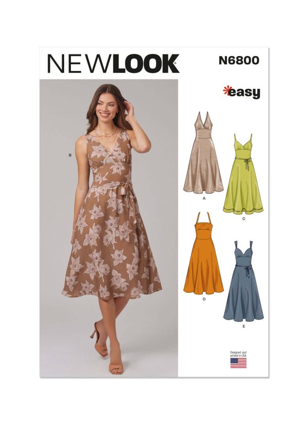 New Look Sewing Pattern N6800 Misses' Dresses