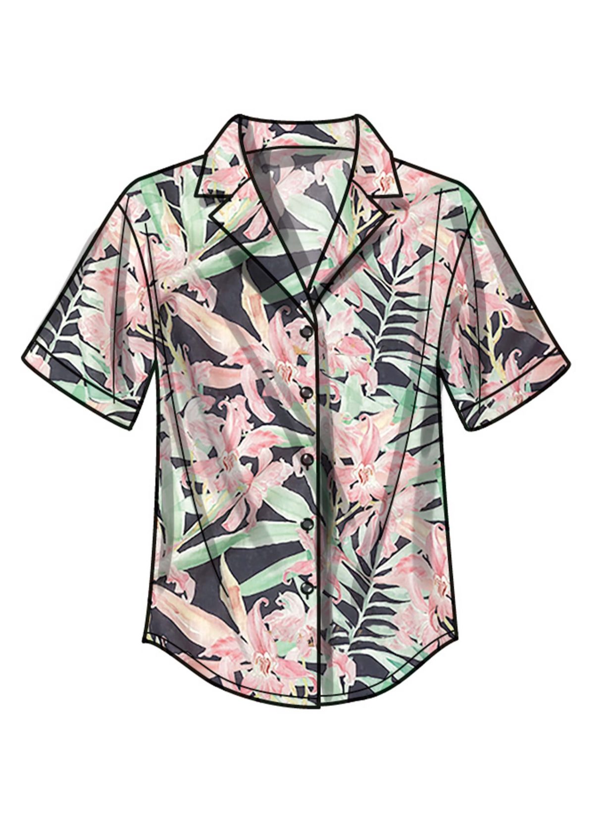 New Look Sewing Pattern N6802 Misses' Shirt, Trousers and Shorts