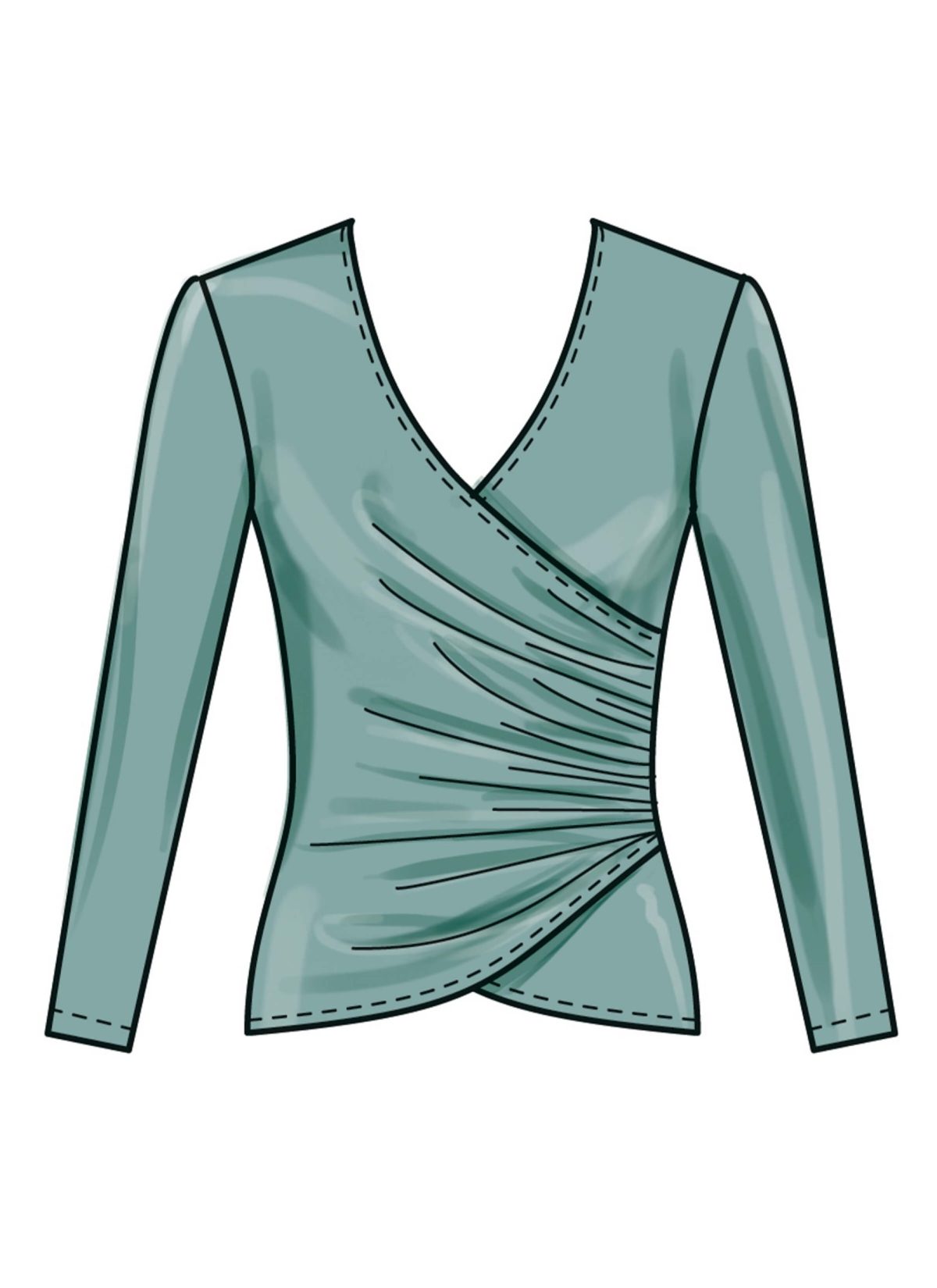 New Look Sewing Pattern N6804 Misses' Knit Tops and Skirts