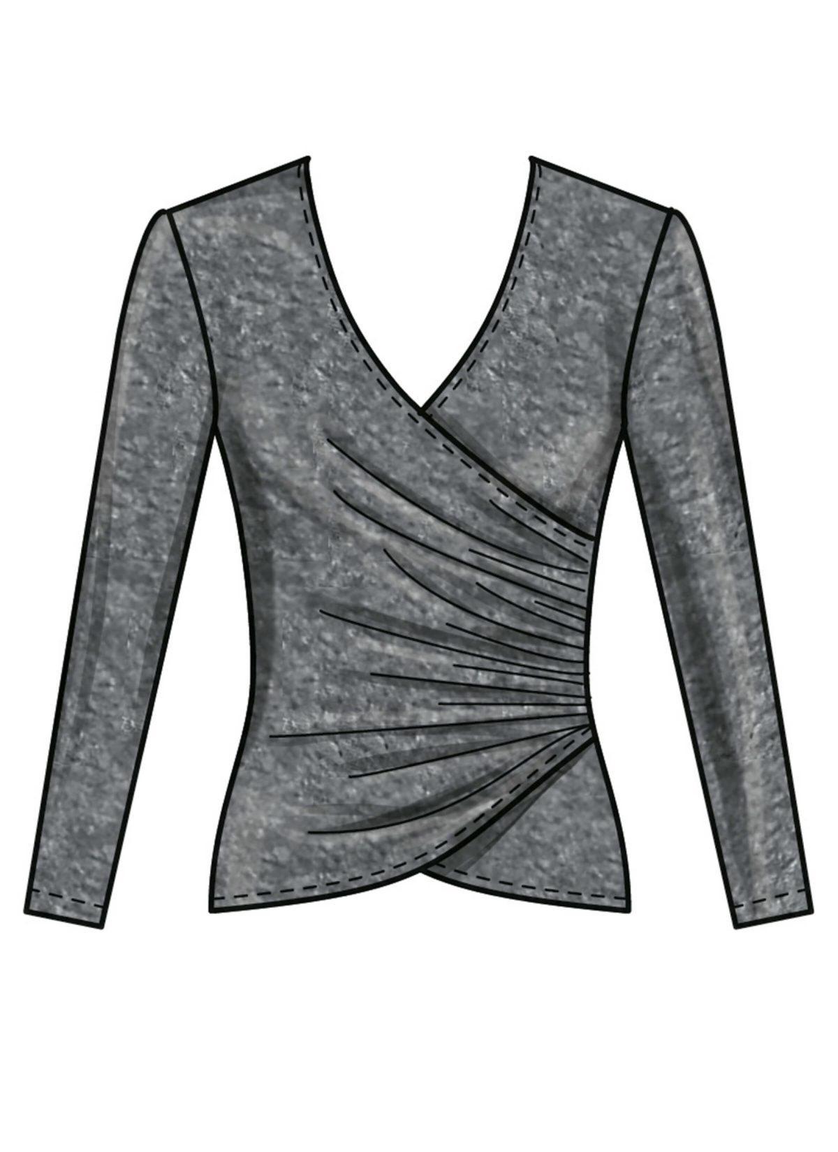 New Look Sewing Pattern N6804 Misses' Knit Tops and Skirts