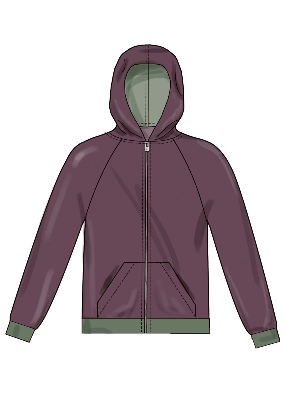 New Look Sewing Pattern N6806 Unisex Hoodies