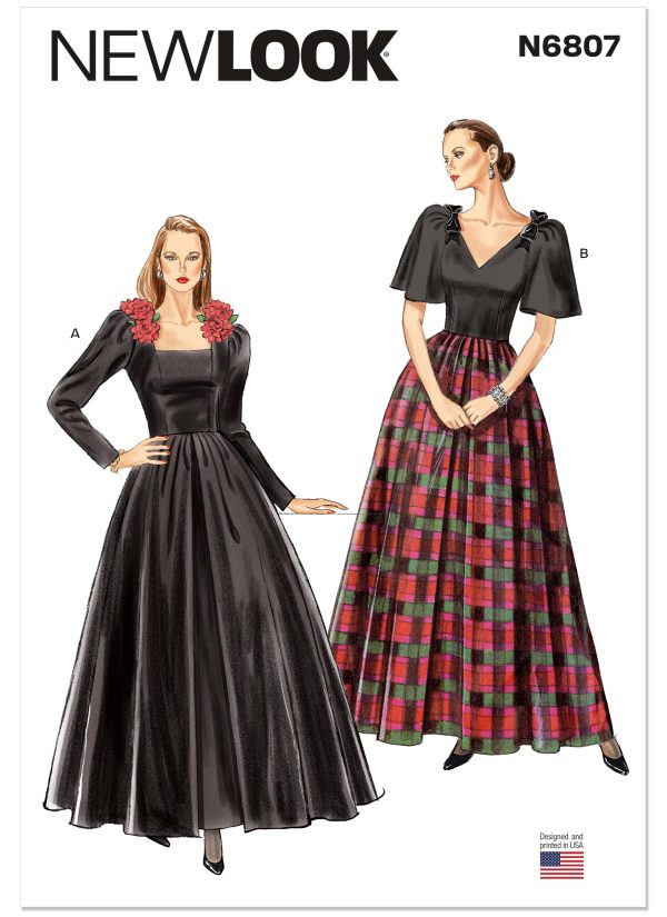 New Look Sewing Pattern N6807 Misses' Evening Gowns