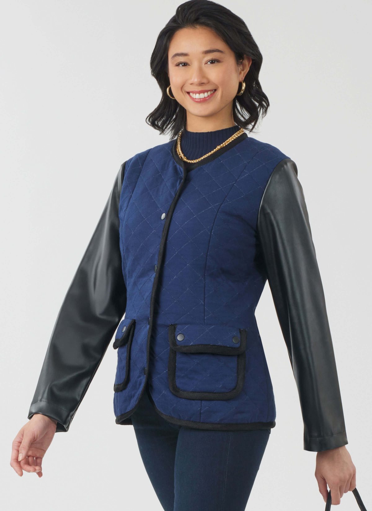 New Look Sewing Pattern N6812 Misses' Jacket and Vest