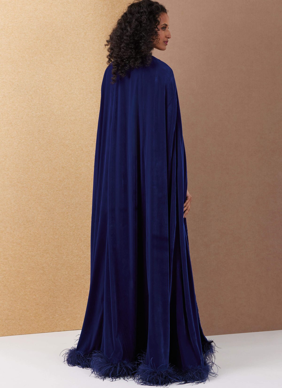 Vogue Patterns Sewing Pattern V2132 Misses' Full-Length Cape and Dress with Sash